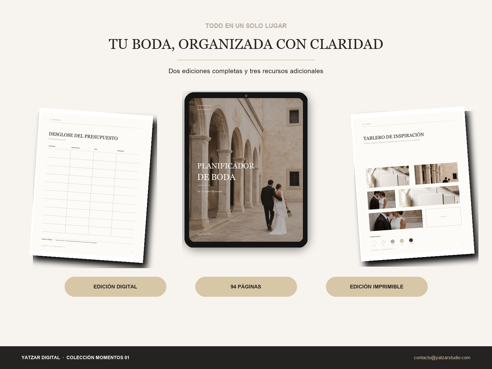 Yatzar Digital · Planificador de Boda — Edición Completa - Imagen 2
